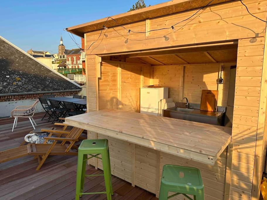 La Terrasse D'Ault Apartman Kültér fotó